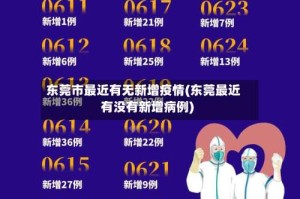 东莞市最近有无新增疫情(东莞最近有没有新增病例)