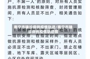 南宁市确诊病例疫情轨迹/南宁市确诊病例疫情轨迹图