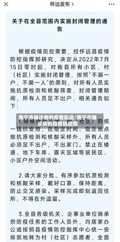 南宁市确诊病例疫情轨迹/南宁市确诊病例疫情轨迹图-第1张图片