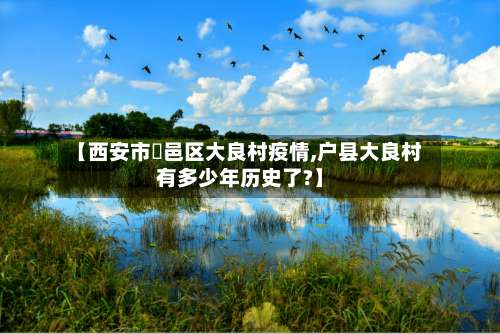 【西安市鄠邑区大良村疫情,户县大良村有多少年历史了?】-第1张图片