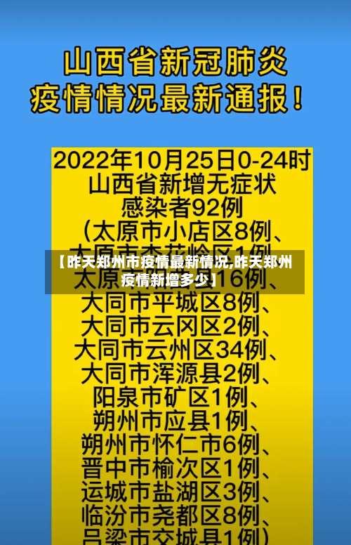 【昨天郑州市疫情最新情况,昨天郑州疫情新增多少】-第1张图片
